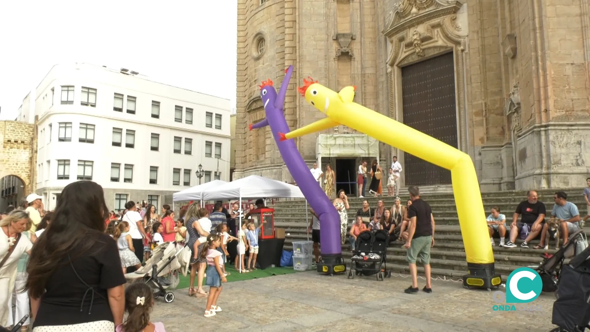Evento en la plaza de la Catedral