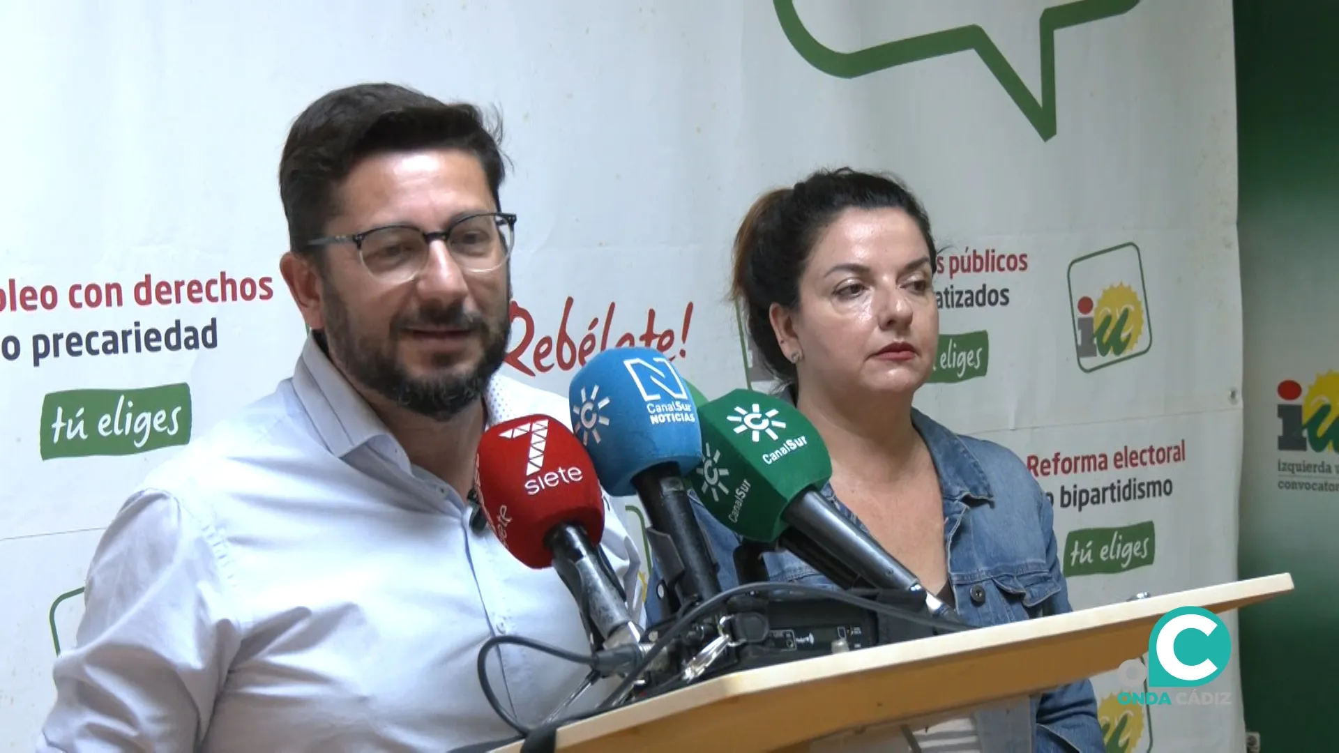 Jorge Rodríguez durante la rueda de prensa.