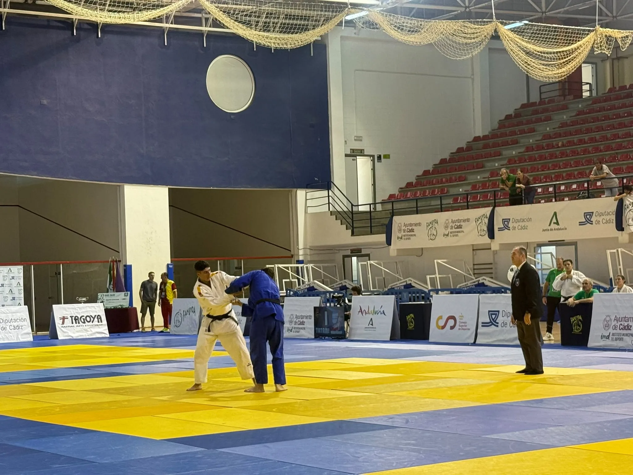Más de 400 judokas se han dado cita en Cádiz durante el sábado y el domingo. 