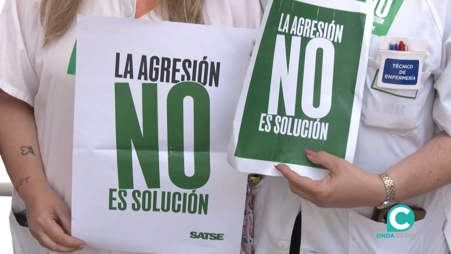 La protesta ha sido respaldada por los profesionales del centro de Salud de La Laguna 