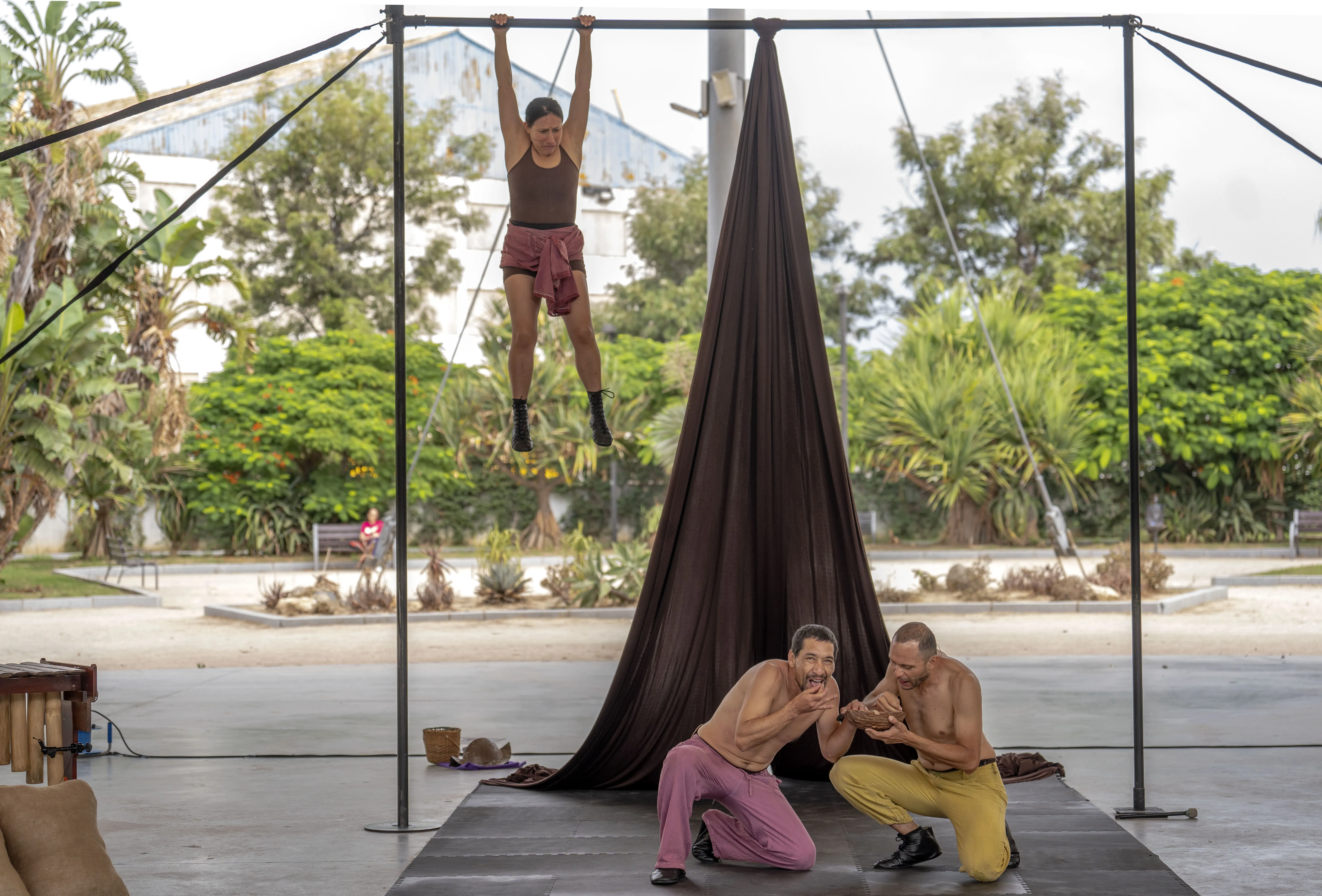 La calle se convirtió en la jornada del sábado en protagonista de este festival de teatro