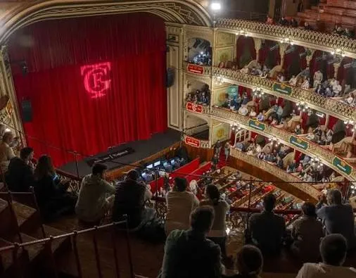 Una imagen del interior del Gran Teatro Falla.