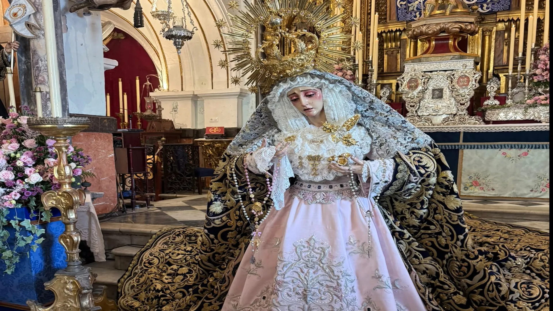 Imagen de la María del Rosario en sus Misterios Dolorosos